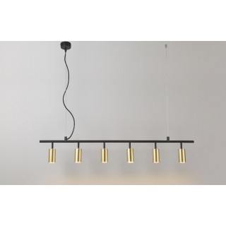 Светильник потолочный Crystal Lux CLT 015C6 L1200 BL-GO-foto3