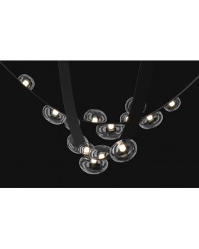 Светильник подвесной Crystal Lux BOSQUE SP7 L3000 BLACK/TRANSPARENT-foto6