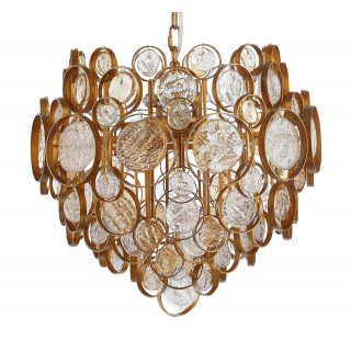 Светильник подвесной Crystal Lux DESEO SP6 D460 GOLD-foto3