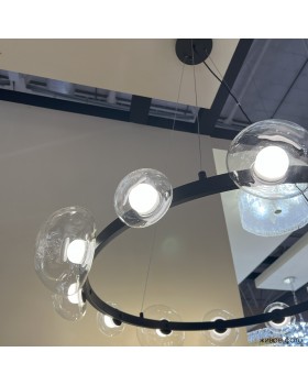 Люстра Crystal Lux BOSQUE SP12 BLACK/TRANSPARENT-foto7