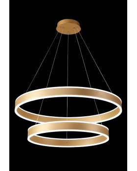 Люстра Crystal Lux MUCHOS SP123W LED D600+800 GOLD-foto3