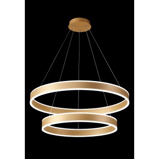 Люстра Crystal Lux MUCHOS SP123W LED D600+800 GOLD-foto3