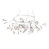 Светильник подвесной Crystal Lux EVITA SP45 D WHITE/TRANSPARENT