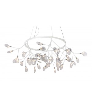 Светильник подвесной Crystal Lux EVITA SP45 D WHITE/TRANSPARENT-foto4