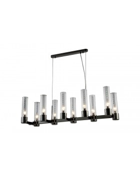 Люстра Crystal Lux OTONO SP10 L980 BLACK CHROMIUM/TRANSPARENTE-foto2