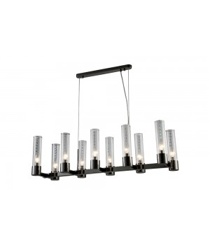 Люстра Crystal Lux OTONO SP10 L980 BLACK CHROMIUM/TRANSPARENTE-foto2