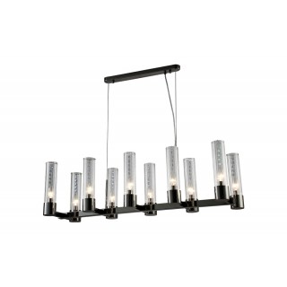 Люстра Crystal Lux OTONO SP10 L980 BLACK CHROMIUM/TRANSPARENTE-foto2