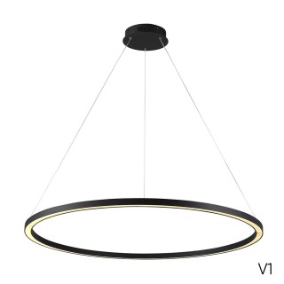 Люстра Crystal Lux FORTUNA SP88W LED BLACK-foto2