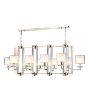 Люстры Crystal Lux NICOLAS SP10 L1300 GOLD/WHITE-foto2