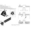 Соединитель для магнитного встраиваемого шинопровода угловой Crystal Lux CLT 0.223 01 WH