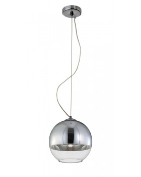Светильник подвесной Crystal Lux WOODY SP1 D200 CHROME
