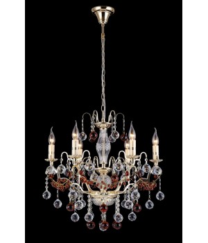 Люстра Crystal Lux FRUTA SP6 GOLD-foto2