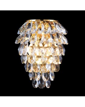 Бра Crystal Lux CHARME AP3 GOLD/TRANSPARENT