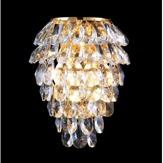 Бра Crystal Lux CHARME AP3 GOLD/TRANSPARENT