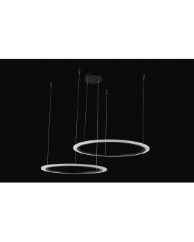 Люстра Crystal Lux MANZANA SP53W LED D600+800 BLACK-foto2