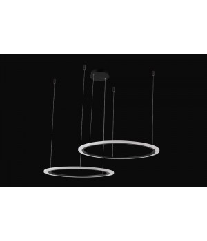 Люстра Crystal Lux MANZANA SP53W LED D600+800 BLACK-foto2