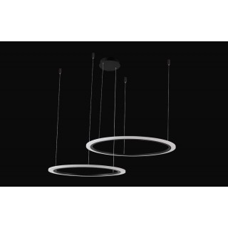 Люстра Crystal Lux MANZANA SP53W LED D600+800 BLACK-foto2