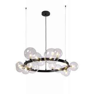 Люстра Crystal Lux AGATA SP15 V2 BLACK/TRANSPARENTE-foto2