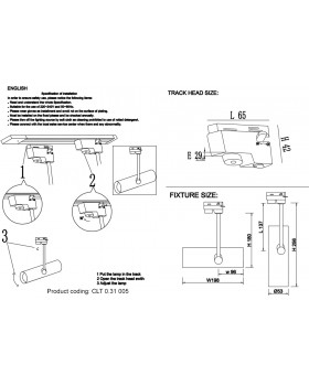 Cветильник трековый однофазный Crystal Lux CLT 0.31 005 WH-foto3