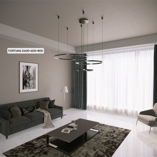 Люстра Crystal Lux FORTUNA SP158W LED BLACK-foto3