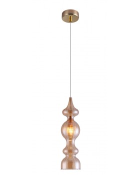 Светильник подвесной Crystal Lux IRIS SP1 A AMBER-foto2