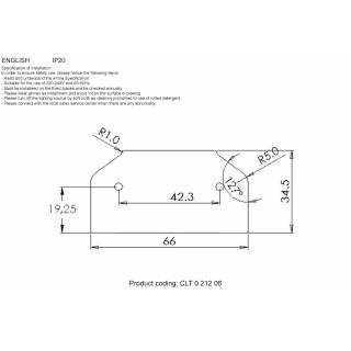 Заглушка для профиля-адаптера в натяжной потолок для однофазного шинопровода Crystal Lux CLT 0.212 06-foto3
