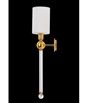 Бра Crystal Lux MIRABELLA AP1 GOLD/WHITE-foto2