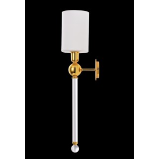 Бра Crystal Lux MIRABELLA AP1 GOLD/WHITE-foto2