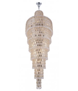 Люстра Crystal Lux LIRICA SP40 D700 CHROME/GOLD-TRANSPARENT-foto2