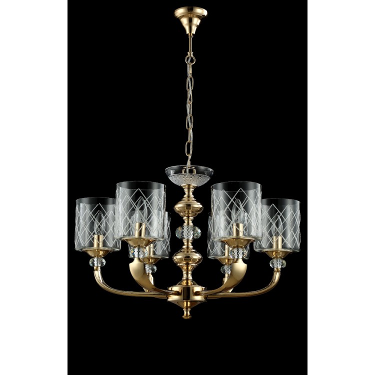 Люстра Crystal Lux GRACIA SP6 GOLD