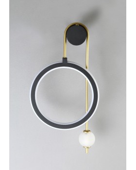 Бра Crystal Lux CORIDA AP25W LED BLACK/GOLD-foto5