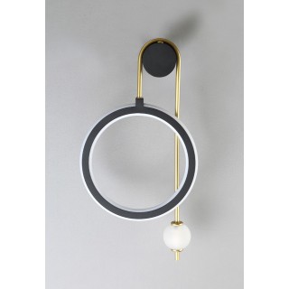 Бра Crystal Lux CORIDA AP25W LED BLACK/GOLD-foto5