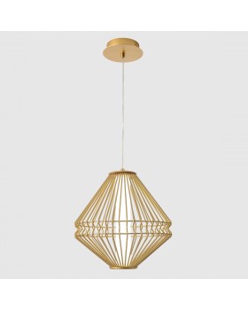 Светильник подвесной Crystal Lux CUADRA SP15W LED GOLD-foto2