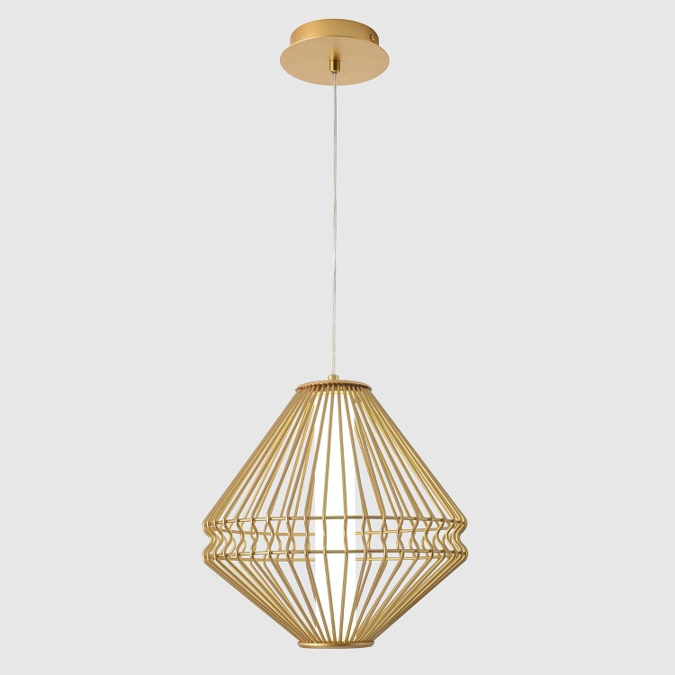 Светильник подвесной Crystal Lux CUADRA SP15W LED GOLD Светильник подвесной Crystal Lux CUADRA SP15W LED GOLD