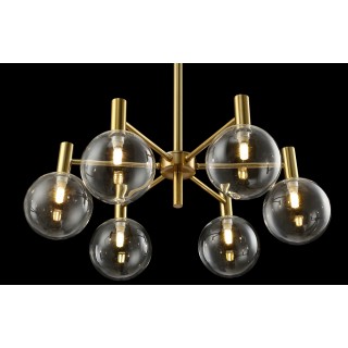 Люстра Crystal Lux ANDRES SP6 BRONZE/TRANSPARENTE-foto2