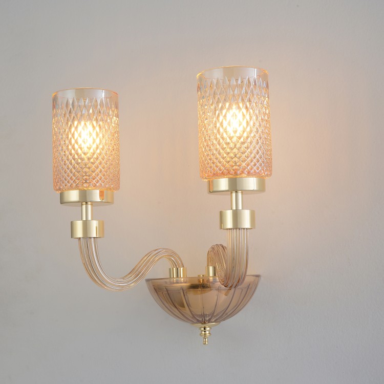 Бра Crystal Lux SILVESTRO AP2 AMBER Бра Crystal Lux SILVESTRO AP2 AMBER