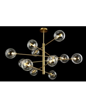 Люстра Crystal Lux MARZO SP12 BRONZE/TRANSPARENTE-foto2