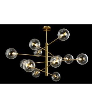 Люстра Crystal Lux MARZO SP12 BRONZE/TRANSPARENTE-foto2