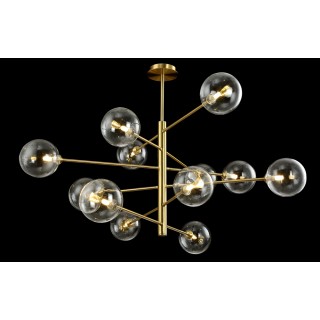 Люстра Crystal Lux MARZO SP12 BRONZE/TRANSPARENTE-foto2