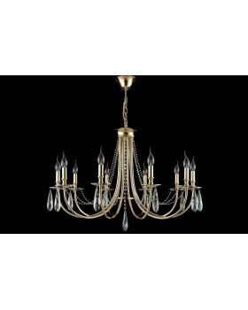 Люстра Crystal Lux VICTORIA SP10 GOLD/AMBER-foto3