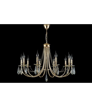 Люстра Crystal Lux VICTORIA SP10 GOLD/AMBER-foto3