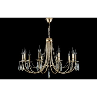 Люстра Crystal Lux VICTORIA SP10 GOLD/AMBER-foto3