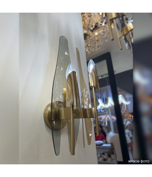 Бра Crystal Lux CASA AP2 BRASS-foto4