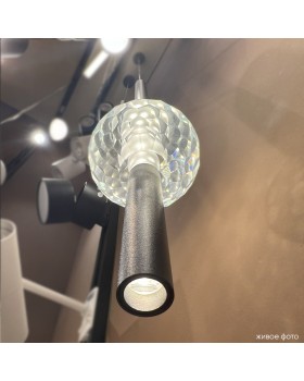 Светильник подвесной Crystal Lux ELVIRA SP8W LED 4000K BLACK-foto4