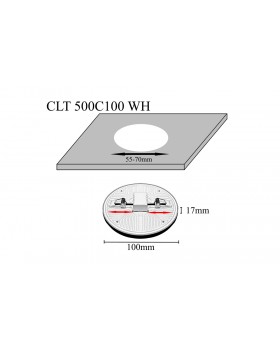 Светильник встраиваемый Crystal Lux CLT 500C100 WH 3000K-foto2