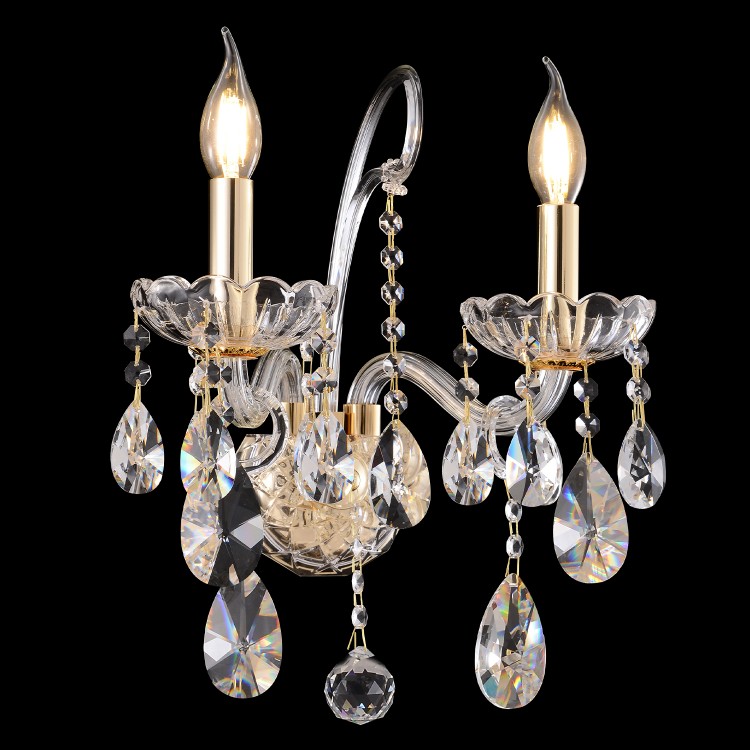 Бра Crystal Lux MONICA AP2 GOLD Бра Crystal Lux MONICA AP2 GOLD