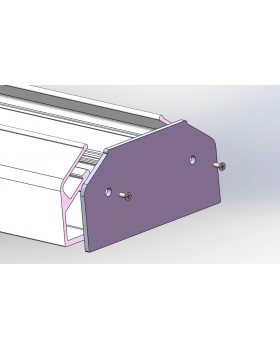 Заглушка для профиля-адаптера в натяжной потолок для однофазного шинопровода Crystal Lux CLT 0.212 06-foto2