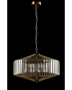 Люстра Crystal Lux FIESTA SP5 BRASS/TRANSPARENTE-foto4