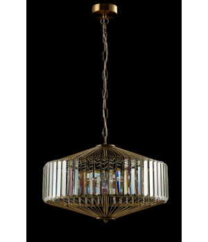 Люстра Crystal Lux FIESTA SP5 BRASS/TRANSPARENTE-foto4