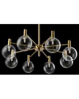 Люстра Crystal Lux ANDRES SP8 BRONZE/TRANSPARENTE-foto3